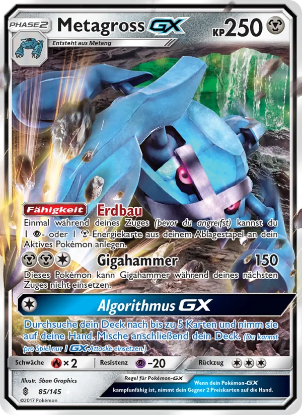 Metagross GX, Stunde der Wächter Nº 85