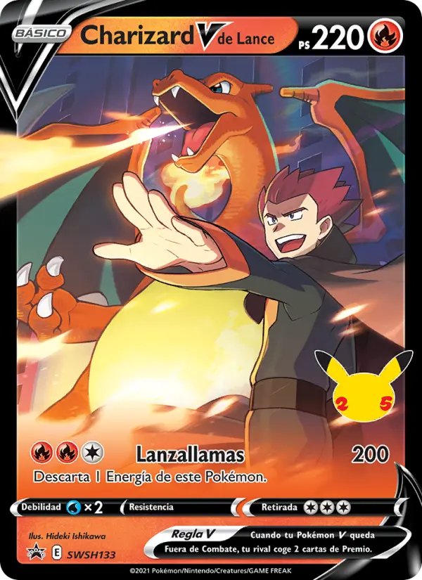 Charizard V de Lance, Cartas de promoción ESES Nº SWSH133