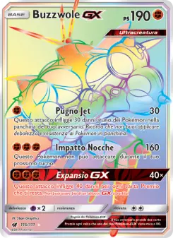 Buzzwole GX, Invasione Scarlatta Nº 115 Normal