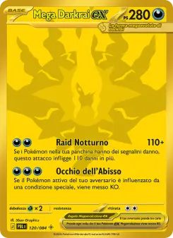 Mega Darkrai-ex, Buio Pesto Nº 120 Holo