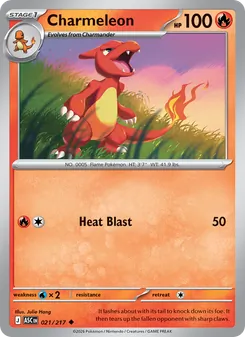 Charmeleon, Ascended Heroes No. 021 Normal