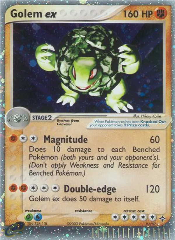 Golem ex, Dragon No. 91