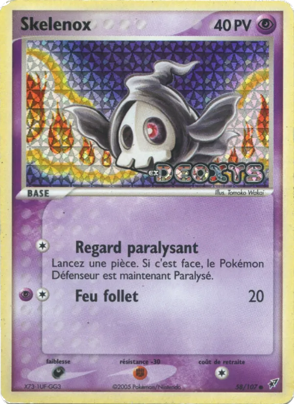 Skelenox, EX Deoxys No. 58