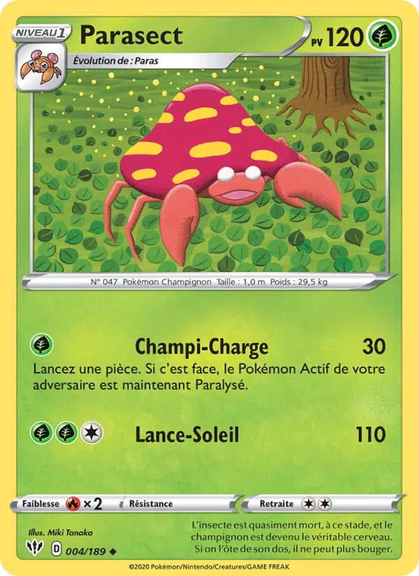 Parasect, Ténèbres Embrasées No. 4