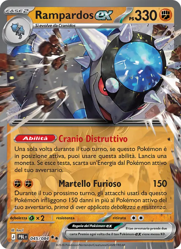Rampardos-ex, Buio Pesto Nº 045