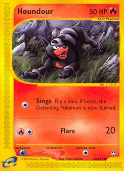 Houndour, Aquapolis Nº 86 Normal