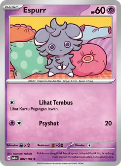 Espurr, Kilat Rasi No. 082 Normal