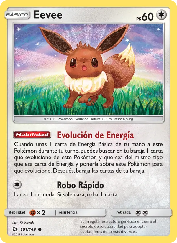 Eevee, Sol y Luna No. 101
