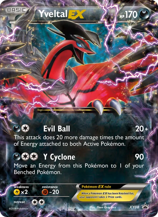 Yveltal EX, XY Black Star Promos No. XY08