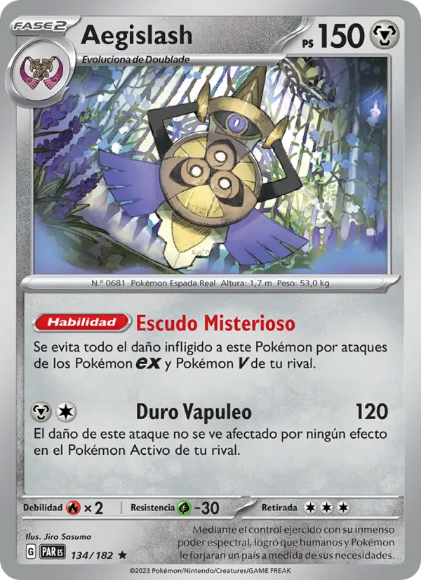 Aegislash, Brecha Paradójica No. 134
