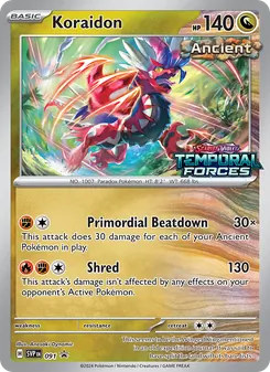 Koraidon, SVP Black Star Promos Nº 091 Holo