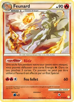 Feunard, HeartGold SoulSilver No. 7 Holo