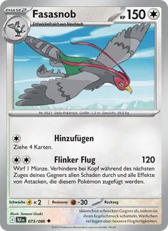 Fasasnob, Schwarze Blitze No. 073 Normal