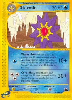 Starmie, Skyridge Nº 44 Normal