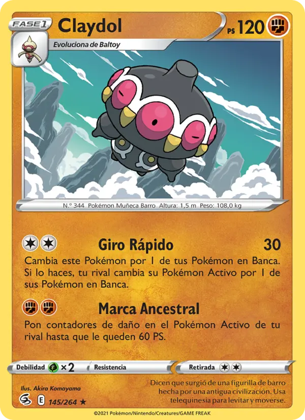 Claydol, Golpe Fusión Nº 145
