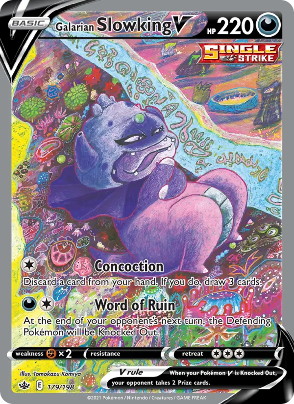 Galarian Slowking V, Chilling Reign Nº 179
