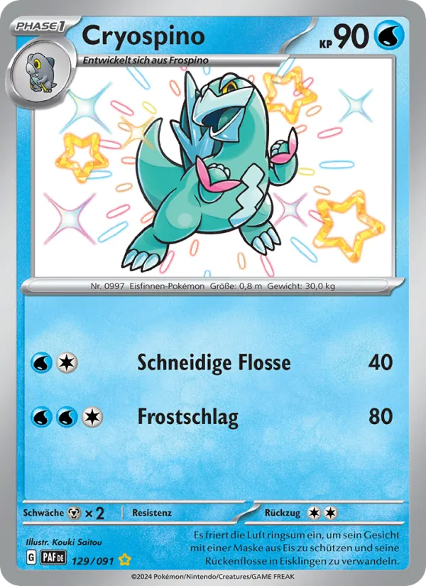 Cryospino, Paldeas Schicksale No. 129