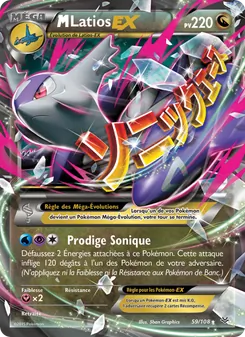 M-Latios EX, Ciel Rugissant Nº 59 Normal
