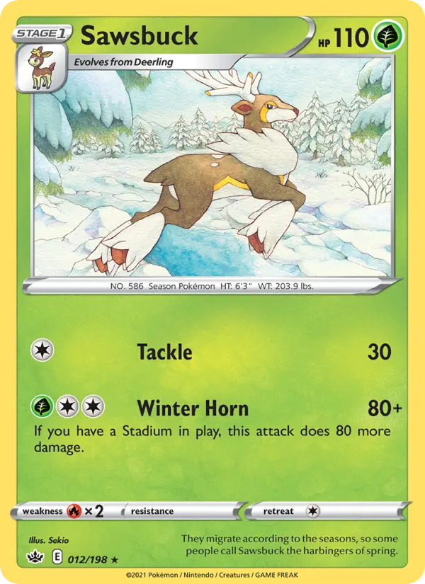 Sawsbuck, Chilling Reign Nº 12