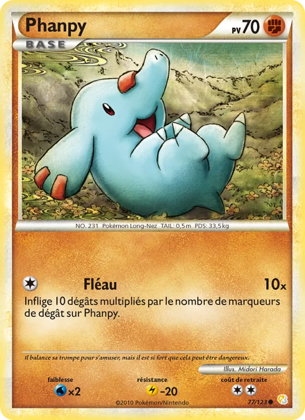 Phanpy, HeartGold SoulSilver No. 77