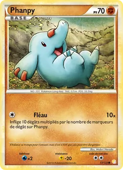 Phanpy, HeartGold SoulSilver Nº 77 Normal