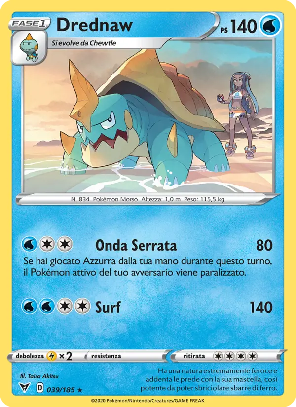 Drednaw, Voltaggio Sfolgorante Nº 39