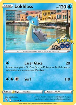 Lokhlass, Pokémon GO Nº 023 Holo