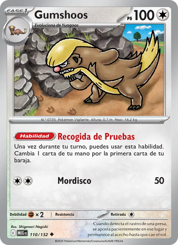 Gumshoos, Megaevolución No. 110