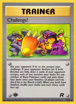 Challenge!, Team Rocket Nº 74 Normal