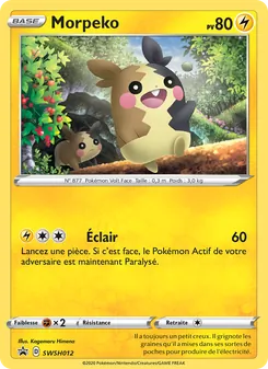 Morpeko, Promo SWSH No. SWSH012 Holo
