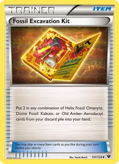 Fossil Excavation Kit, Fates Collide No. 101 Normal