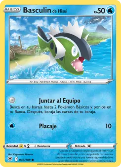 Basculin de Hisui, Resplandor Astral No. 043 Normal