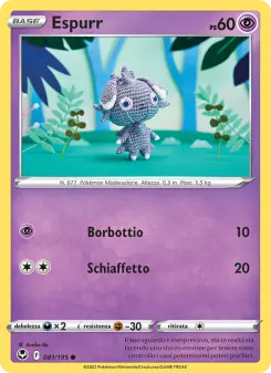 Espurr, Tempesta Argentata No. 081 Normal