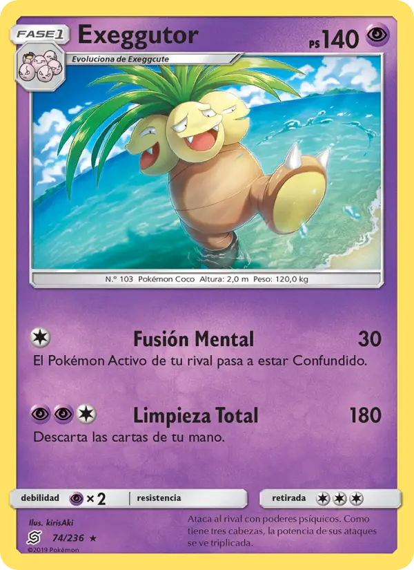 Exeggutor, Mentes Unidas No. 74