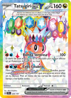 Tatsugiri ex, Chispas Fulgurantes Nº 226 Holo