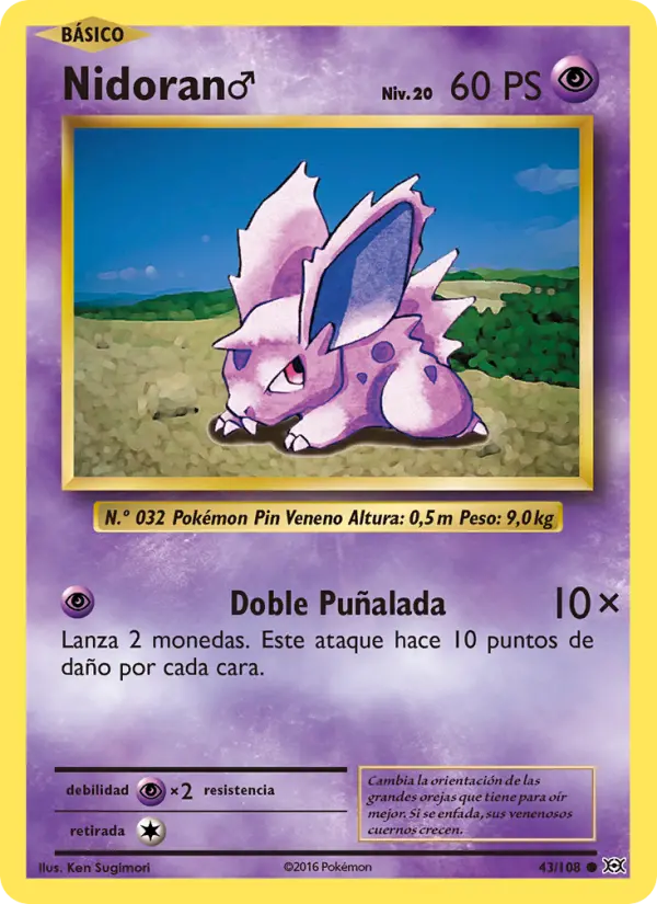 Nidoran♂, Evoluciones Nº 43
