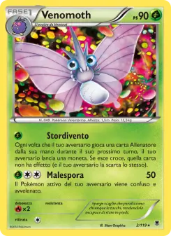 Venomoth, Forze Spettrali No. 2 Normal