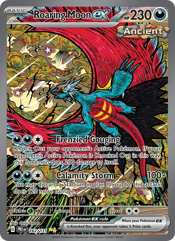 Roaring Moon ex, Prismatic Evolutions No. 162