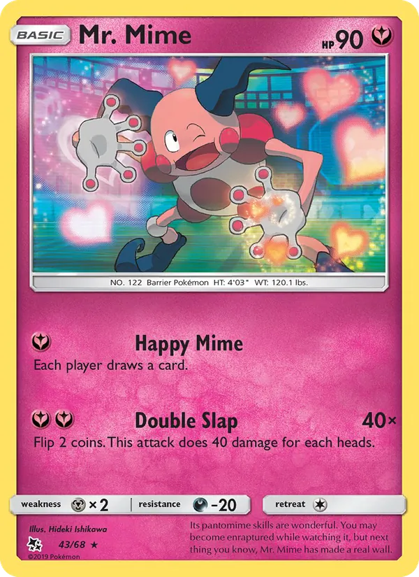Mr. Mime, Hidden Fates Nº 43