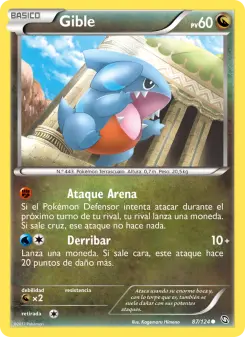 Gible, Dragones Majestuosos No. 87 Normal