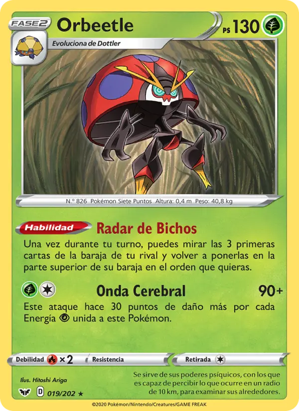Orbeetle, Espada y Escudo Nº 19