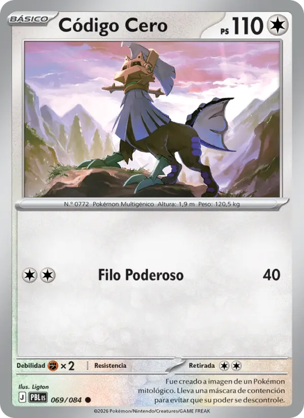 Código Cero, Oscuridad Absoluta No. 069