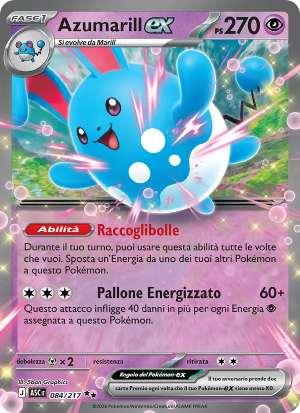 Azumarill-ex, Ascesa Eroica No. 084