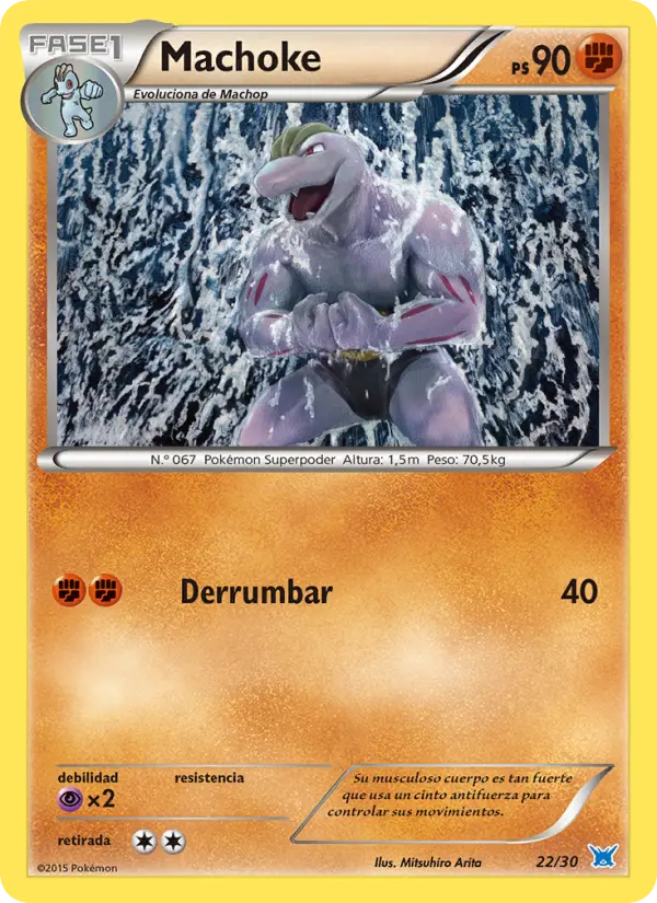 Machoke, Kit de Entrenador XY (Latios) Nº 22