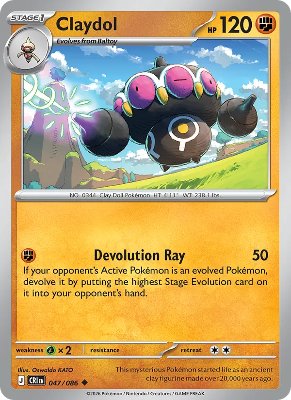 Claydol, Chaos Rising Nº 047