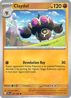 Claydol, Chaos Rising No. 047 Normal