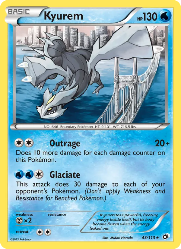 Kyurem, Legendary Treasures Nº 43