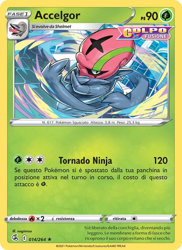 Accelgor, Colpo Fusione No. 14