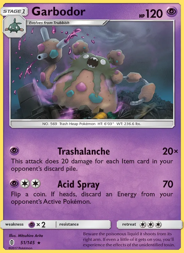 Garbodor, Guardians Rising No. 51