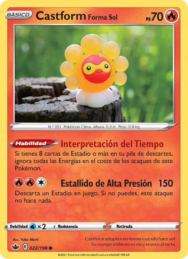 Castform Forma Sol, Reinado Escalofriante No. 22